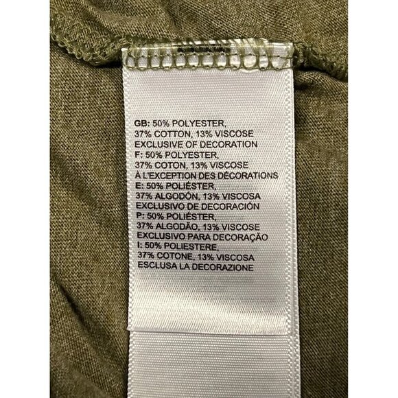 The North Face Olive Mens Short Sleeve Tee Shirt Crew Neck Short Sleeve EUC - Picture 6 of 7